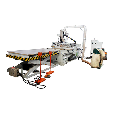 Автоматическая питаясь машина Woodworking CNC для мебели высекая 1300x2500mm